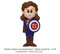 What If Captain Carter 1 in 6 Soda Vinyl Figure Funko Pop Personaggio Può variar