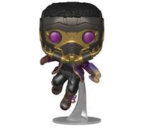 Funko Pop! Marvel What If...? - T'Challa Star-Lord (Metallic- 9 cm)