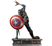 Iron Studios Marvel - What If...? Statuetta di Capitan America Zombie 1/10 Art S