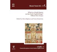 What is a Greek source on the early English stage? Fifteen new essays