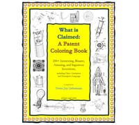 What is Claimed: A Patent Coloring Book (Single-sided print)
