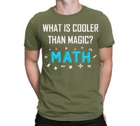 What Is Cooler Than Magic Math Funny Humor Joke T-Shirt Uomo Donna Top #TA-89