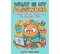 WHAT IS MY PASSWORD A Funny Password Keeper Book for Forgetful Adults: 120-Page Password Keeper for Seniors and Adults Who Forget Everything