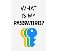 WHAT IS MY PASSWORD?: This password book for seniors is a secure and practical password keeper, a large password notebook organizer designed to store all your login details with ease.