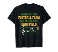 What Is The Football Team Doing On The Band Field Maglietta