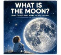 What Is the Moon?: How It Formed, How It Works, and Why It Matters, Moon Phases, Tides, and Space Missions for Kids Ages 5-9