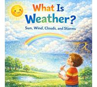 What Is Weather? Sun, Wind, Clouds, and Storms: A Simple Science Book for Kids About Clouds, Rain, Wind, Snow, and Storms, 7*7, Ages 6-9