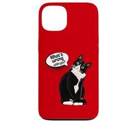 What is wrong with you? Cat Funny Humor Custodia per iPhone 13