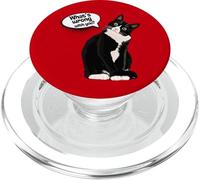 What is wrong with you? Cat Funny Humor PopSockets PopGrip per MagSafe