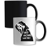 What Is Your Favorite Scary Movie Tazza che cambia colore bianco