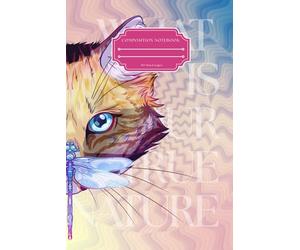 What Is Your True Nature: Cat & Dragonfly Inspirational Composition Notebook | 110 Lined Pages | Motivational Journal for Teens and Dreamers