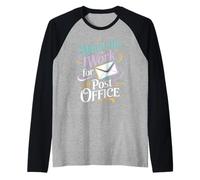 What Life I Work for The Post Office Postino Stanco - Maglia con Maniche Raglan