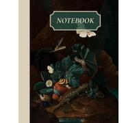 What Moves in the Dark: A Gothic Lined Journal | Dark Forest Floor & Creatures Cover | 100 pages | 7.5" x 9.25" Composition Notebook