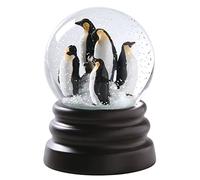 WHAT ON EARTH Palla di neve musicale - Adorabile pinguino palla di neve, Wind Up Christmas Water Globe gioca Let it Snow