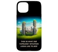 What Our 'Hopeless' Situation Looks Like to GOD: Faith Sheep Custodia per iPhone 15 Plus