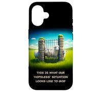 What Our 'Hopeless' Situation Looks Like to GOD: Faith Sheep Custodia per iPhone 16