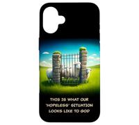 What Our 'Hopeless' Situation Looks Like to GOD: Faith Sheep Custodia per iPhone 16 Plus