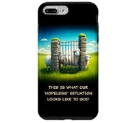 What Our 'Hopeless' Situation Looks Like to GOD: Faith Sheep Custodia per iPhone 7 Plus/8 Plus