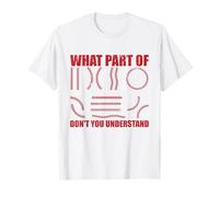 What Part of Don't You Understand Funny Baseball Player Joke Maglietta