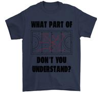 What Parte Del Hockey Don'T You Understand Ghiaccio T-Shirt 100% IN Cotone