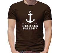 What Shall We Do con Il Drunken Marinaio? - T-Shirt - Divertente Marinai Vela