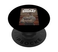 What Sigma Meme Cat Meme Muscolare Buff Cat Gen Z Pun PopSockets PopGrip Adesivo
