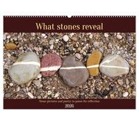 What stones reveal - Stone pictures and poetry to pause for reflection (Wall Calendar 2026 DIN A2 landscape), CALVENDO 12 Month Wall Calendar: Poetry and stone. A mindful calendar.