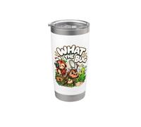 What The Bug Hunter Squad Funny Entomology Insect Catching Bicchiere termico in acciaio inox doppia parete