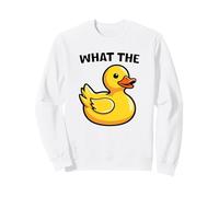 What The Duck Funny Silly Sarcastic Viral Duck Meme Pun Felpa