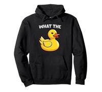 What The Duck Funny Silly Sarcastic Viral Duck Meme Pun Felpa con Cappuccio