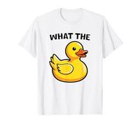 What The Duck Funny Silly Sarcastic Viral Duck Meme Pun Maglietta