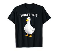 What The Duck Funny Silly Sarcastic Viral Duck Meme Pun Maglietta