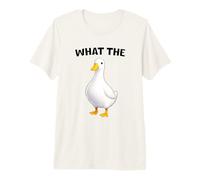 What The Duck Funny Silly Sarcastic Viral Duck Meme Pun Maglietta Premium