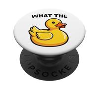 What The Duck Funny Silly Sarcastic Viral Duck Meme Pun PopSockets PopGrip Adesivo