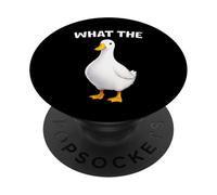 What The Duck Funny Silly Sarcastic Viral Duck Meme Pun PopSockets PopGrip Adesivo