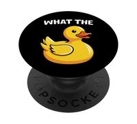 What The Duck Funny Silly Sarcastic Viral Duck Meme Pun PopSockets PopGrip Adesivo