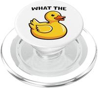 What The Duck Funny Silly Sarcastic Viral Duck Meme Pun PopSockets PopGrip per MagSafe