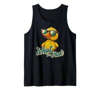 What The Duck Funny Yellow Rubber Duckie AMA Le Anatre Canotta