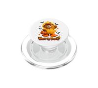 What The Duck Halloween Teddy Bear Wearing Yeallow Duck PopSockets PopGrip per MagSafe
