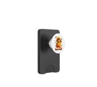 What The Duck Halloween Teddy Bear Wearing Yeallow Duck PopSockets PopWallet per MagSafe