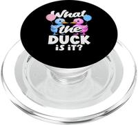What the Duck Is It Funny Gender Reveal Pun Palloncini PopSockets PopGrip per MagSafe