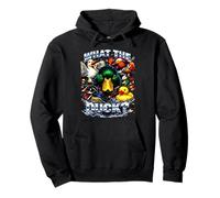 What The Duck Pun Bootleg Style Ducks Meme Dad Joke Felpa con Cappuccio