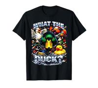 What The Duck Pun Bootleg Style Ducks Meme Dad Joke Maglietta