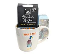 What The Duck - Set tazza e calzini per lei Ducktastic! Idea regalo MSISO143F