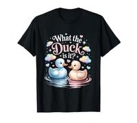 What The Ducks Is It Baby Sesso Baby Shower Reveal Party Maglietta