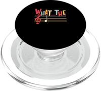 What The F Funny Clef Note Music Humor Musician Gift PopSockets PopGrip per MagSafe