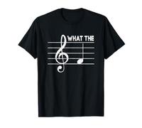 What--The F Nota Musicale Umorismo Adulto Slang Parola Musica Amante Maglietta