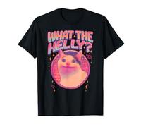 What The Helly Ironic Meme Cat Brainrot Citazione Gen Z Alpha Maglietta