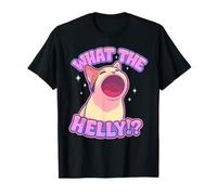 What The Helly Ironic Meme Cat Brainrot Citazione Gen Z Alpha Maglietta