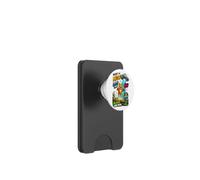 What The Meow Funny Cat UFO Abduction Sci-Fi Alien PopSockets PopWallet per MagSafe